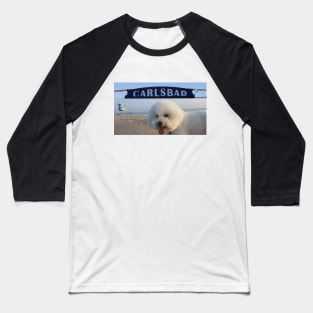 Beachy Bichon Baseball T-Shirt